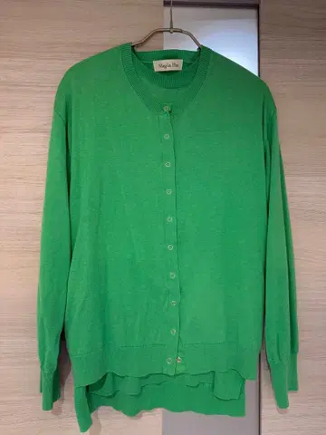 Maglia plus 마리아플러스 앙상블 가디건 그린