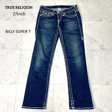 [새상품급] 트루 릴리전 BILLY SUPER T 플레어 인디고 27