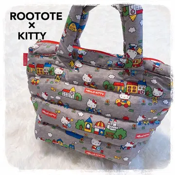 새상품급 *. ROOTOTE 루토트 키티 콜라보 토트 백
