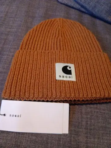 sacai x Carhartt 베이지 비니
