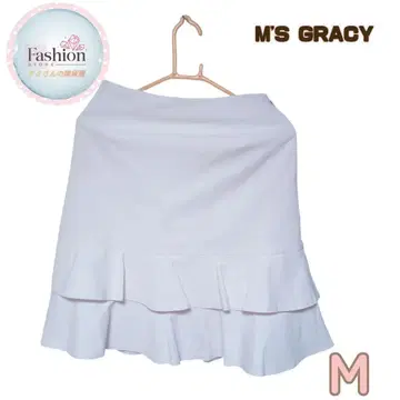 [새상품 택] M'S GRACY 핑크 프릴 스커트 M 캐주얼 골프