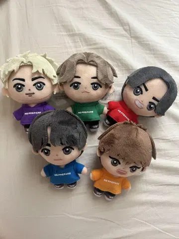 NO PREPARE 봉제 인형 세트
