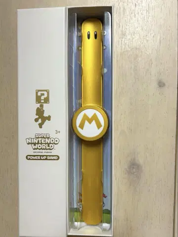 USJ 수량 한정 골드 파워업 밴드 마리오 슈퍼 닌텐도 월드