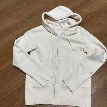 DRESSTIERIOR 아이보리 풀 집업 후드티 사이즈 3