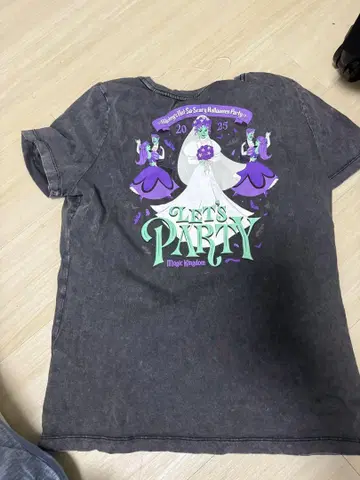 Disney Let's Party T셔츠 L사이즈 wdw 2025 할로