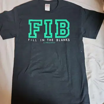 F.I.B Fill In The Blanks 티셔츠 M