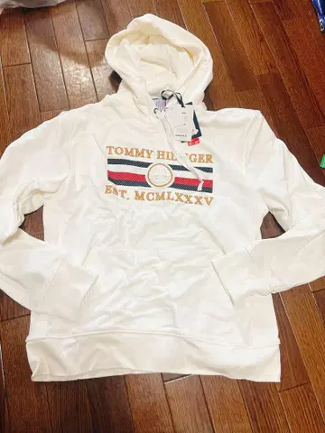 TOMMY HILFIGER 화이트 후드티 XL 사이즈