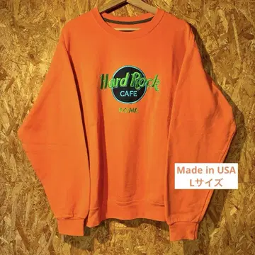 하드 록 카페 오렌지 트레이닝복 L Made in USA