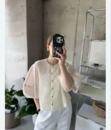 GIRLISH St.cecilia 푸들 자켓 아이보리