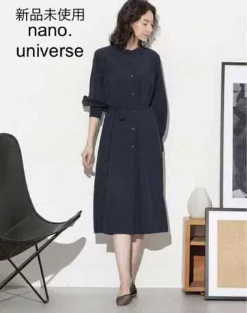 미사용 nano.universe 백 핀턱 볼륨 원피스