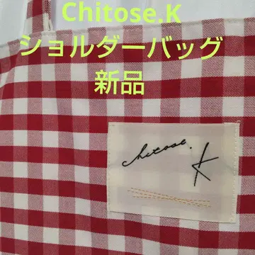 chitose.K 깅엄 체크 귀여운 토트백 새상품