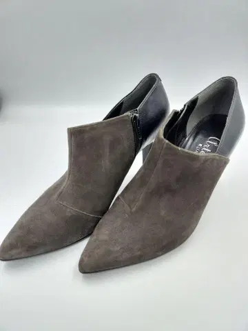 [ DIANA ] 부티 ( 스웨이드 & 가죽 ) 24cm