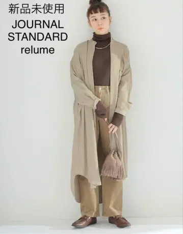 미사용 JOURNAL STANDARD 트윌 새틴 셔츠 원피스