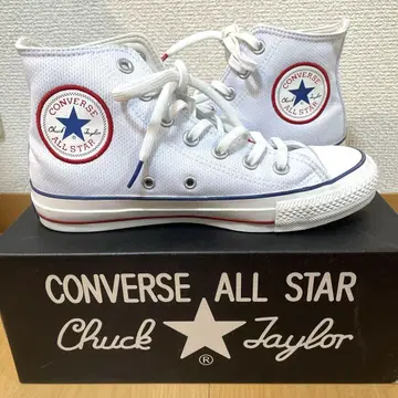 [ 레어 ] 컨버스 converse 하이컷 화이트 화이트 24