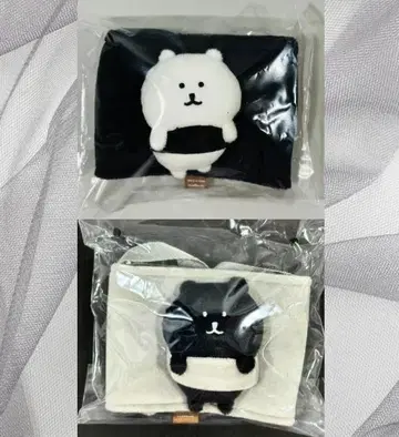 나가노 캐릭터즈 나가노의 곰 다크곰 봉제 인형 드링크 홀더