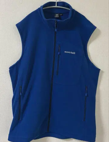 mont-bell 샤미스 베스트 Men's 블루
