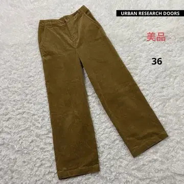 어반 리서치 도어스 코듀로이 팬츠 카멜 새상품급 여성용