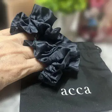 acca 다크 블루 헤어 스크런치