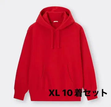 헤비 웨이트 빅 스웨트 파카 XL 풀오버 GU 10벌 세트