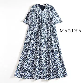 새상품급 MARIHA 마리하 플라워 야간 드레스 맥시 원피스