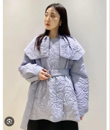 릴리 브라운 보타니컬 퀼팅 코트