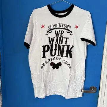 WWE CM 펑크 WE WANT PUNK 티셔츠 미들 사이즈