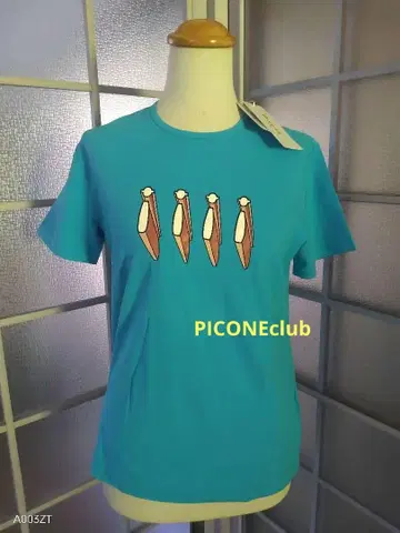 택 포함 picone club 피코네 클럽 프린트 스트레치 T셔츠