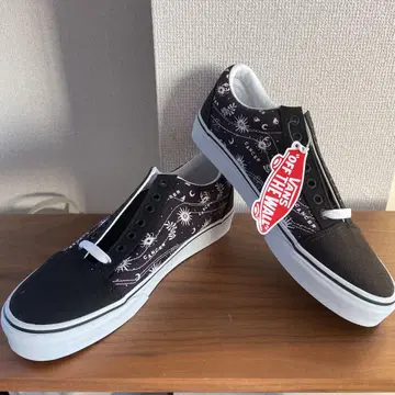 새상품 VANS 27.0cm 반스 CANCER 화이트 블랙 게 자연 레어