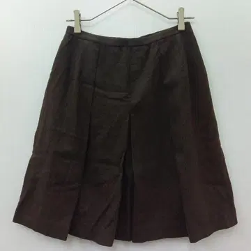 [메이쿠레트] 미니 플레어 스커트 울 브라운 일본제 심플 가을/겨울