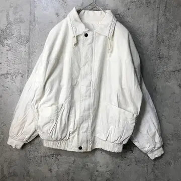 B18 구제 의류 자켓 점퍼 화이트 90s Y2K