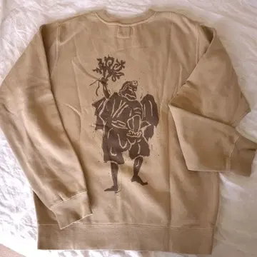 ELNEST 카라스텐구 WOOD BLOCK SWEAT 속기모 트레이닝복