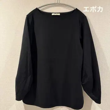 EPOCA 블랙 긴팔 벌룬 슬리브 40
