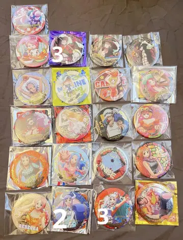 ONEPIECE 동료 캔뱃지 묶음 판매 로우 외