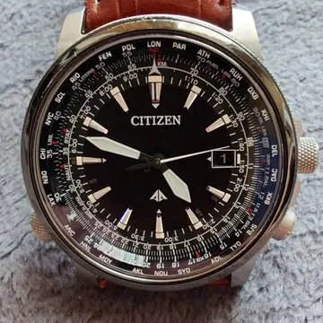 CITIZEN 프로마스터 스카이 전파 솔라 손목시계 티타늄