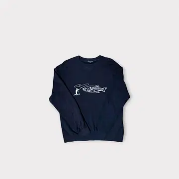 90s Aquascutum Fishing Graphic Sweat