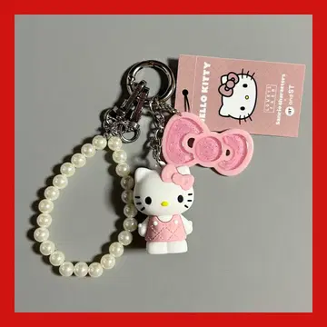 [ HELLO KITTY ] 퀼팅 키 참 로리즈팜