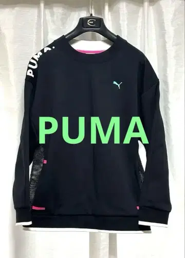 [ 새상품급 ] PUMA 푸마 메쉬 맨투맨 블랙 가을/겨울/봄