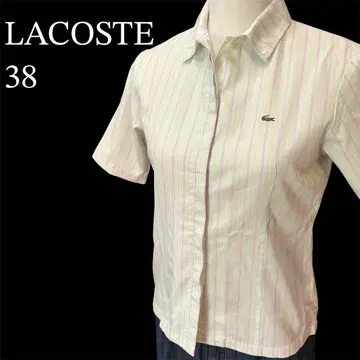 LACOSTE 스트라이프 반팔 셔츠 38
