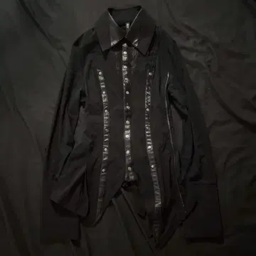 00s archive ozz croce 레이스업 블라우스