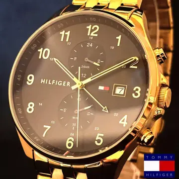[ 초레어 ] Tommy Hilfiger/남성용 손목시계/세련됨/골드색