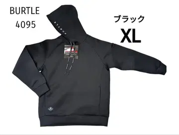 BURTLE 4095 블랙 XL 후드티