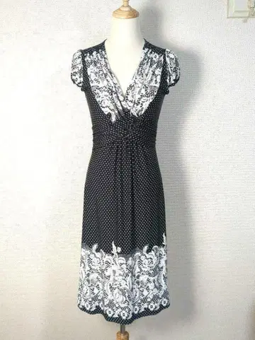 MAILLE DEMOISELLE 원피스 프랑스제 도트 꽃무늬 고급