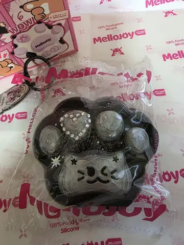 Mellojoy 스퀴즈 힐링 고양이 손톱 발바닥 별똥별 손톱