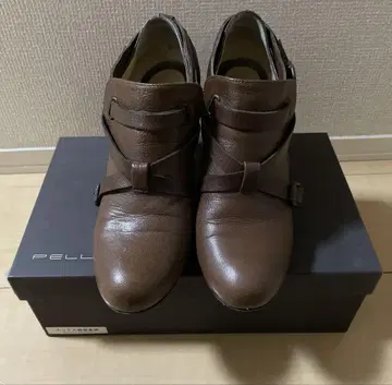 PELLICO 브라운 백 스트랩 부티