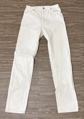USA 제조 Wrangler 화이트 랭글러 데님 팬츠