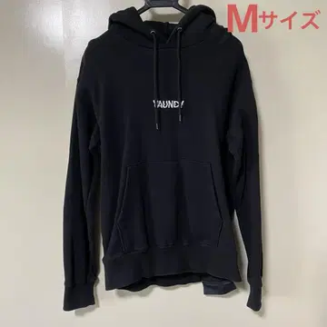 vaundy 바운디 Logo Hoodie 로고 후드티 M 블랙