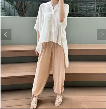 새상품 제나 에스파스 메르베유 이지 팬츠/와이드 팬츠 핑크