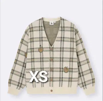 GU 별의 커비 콜라보 V넥 가디건 XS 지유