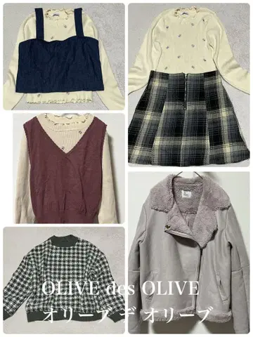 OLIVE des OLIVE 가을/겨울 6점 코디 묶음 판매