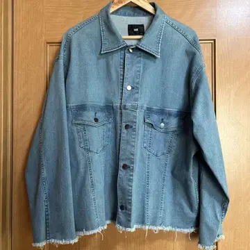 HARE BIG 데님 G 재킷 라이트 블루 S